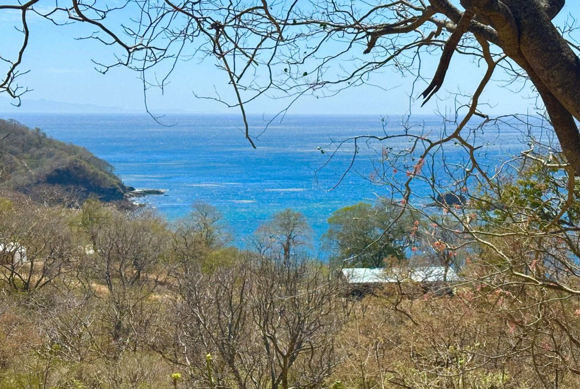 Ocean view lot Playa Maderas San Juan del Sur Nicaragua with ridge and ocean views