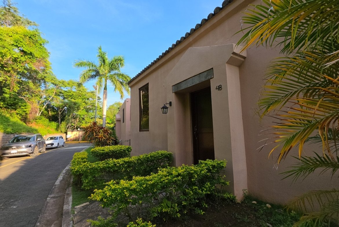 Shared parking area for residents and guests at Villas de Palermo, Nicaragua