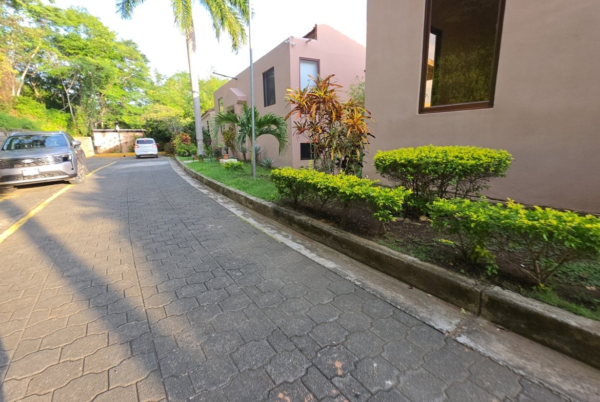 Private parking space at a home in Villas de Palermo gated community, San Juan del Sur
